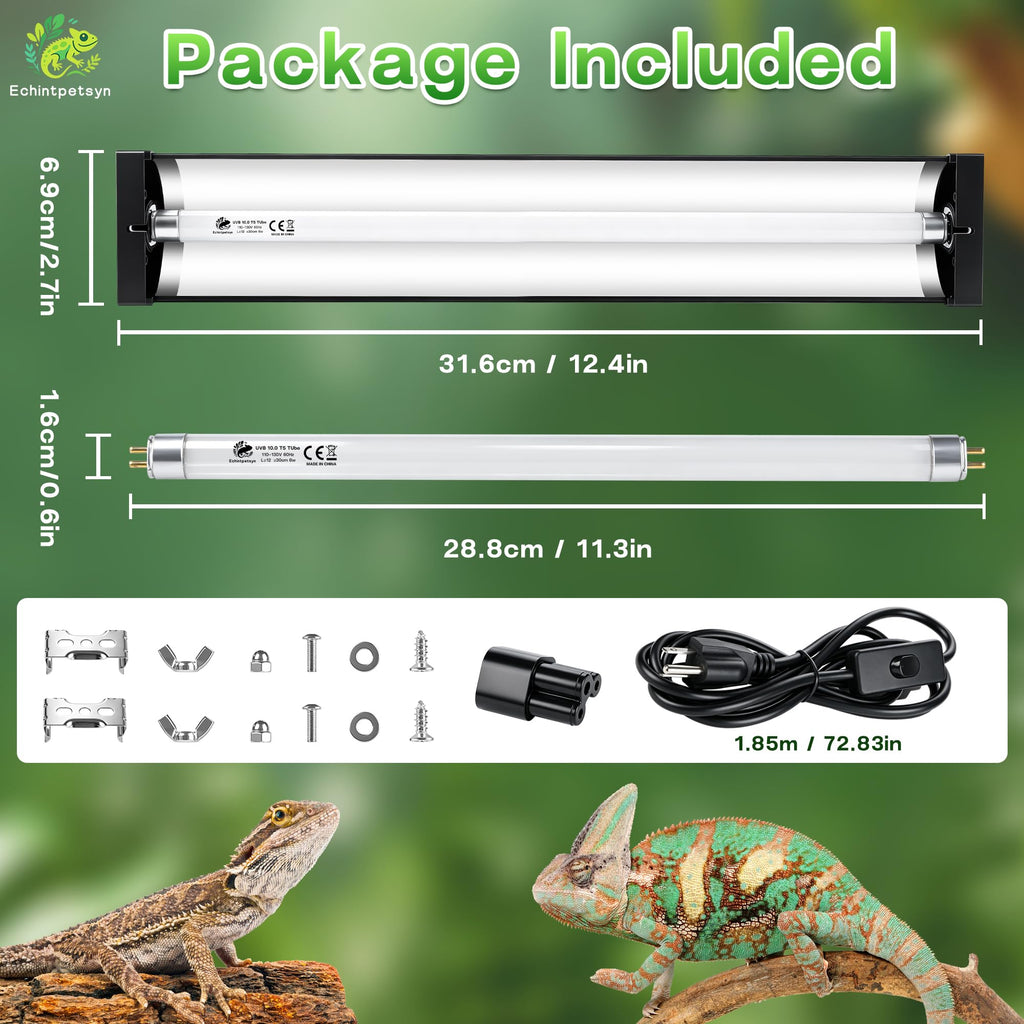 8W T5 HO 10.0 UVB Kit with Bulb U766050