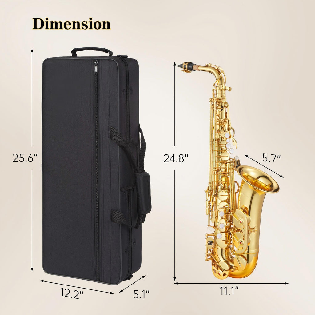 Alto Saxophone Copper Body Electroplated Gold Finish I1566