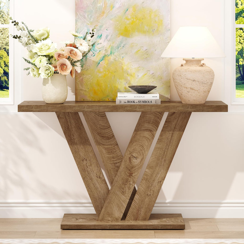 51" Wood Console Table A638