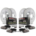 Brake Pad & Rotor Kit Front & Rear F2555