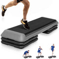43 Inch Adjustable Aerobic Step Platform with 4 Risers X51192