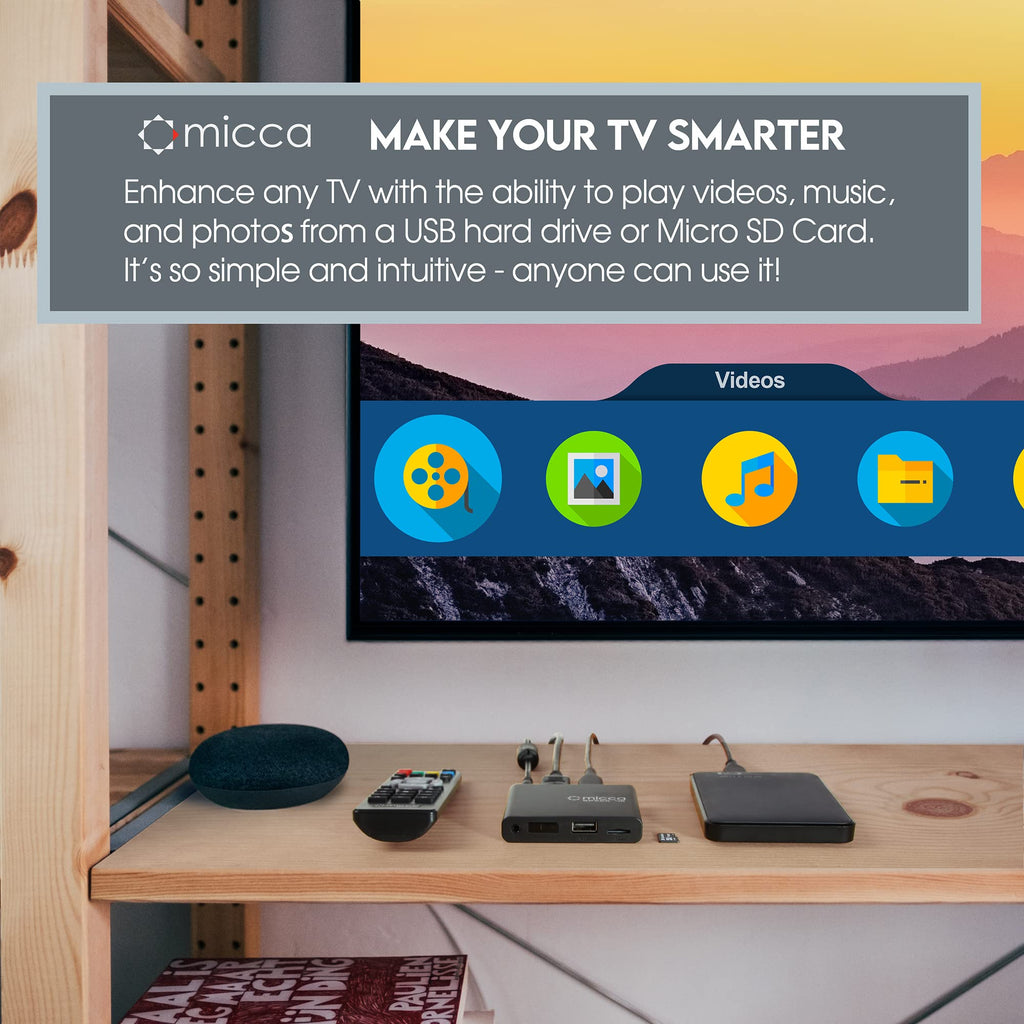4K Ultra-HD USB and microSD Media Player A68508