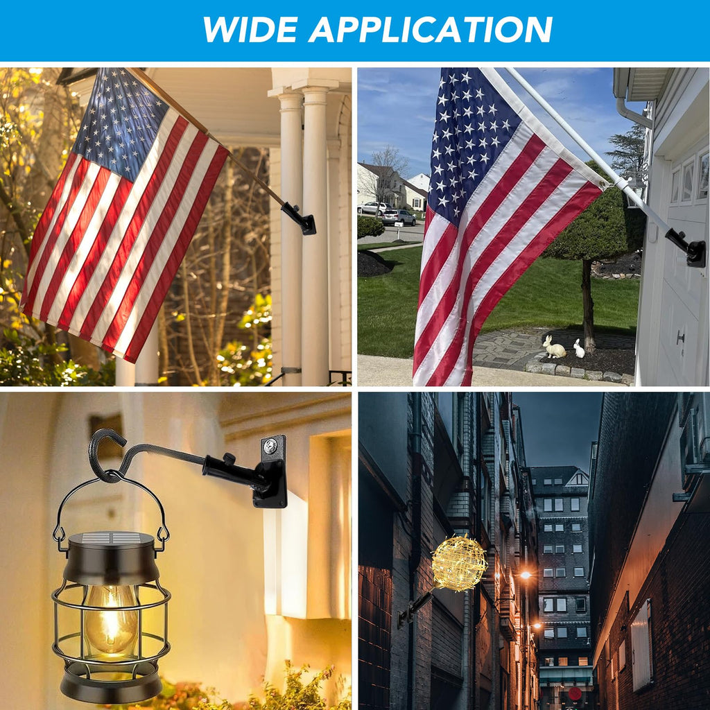 Adjustable Metal Flag Pole Holder C93955