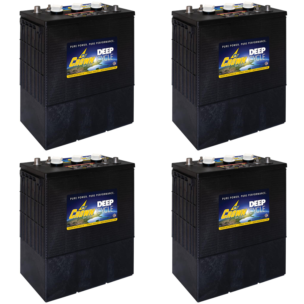 6V 430Ah Flooded Lead Acid Deep Cycle Battery Pack of 4 M407135