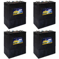 6V 430Ah Flooded Lead Acid Deep Cycle Battery Pack of 4 M407135