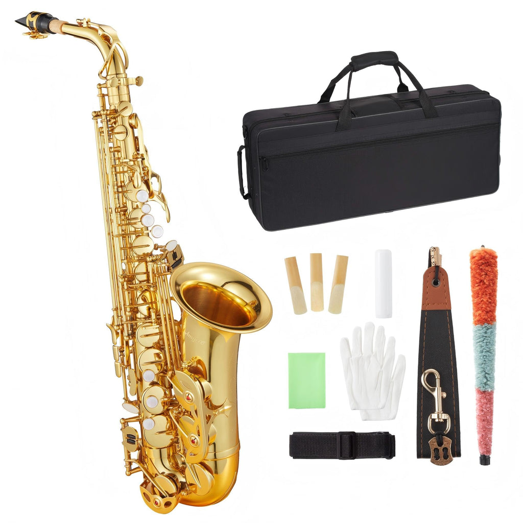 Alto Saxophone Copper Body Electroplated Gold Finish I1566