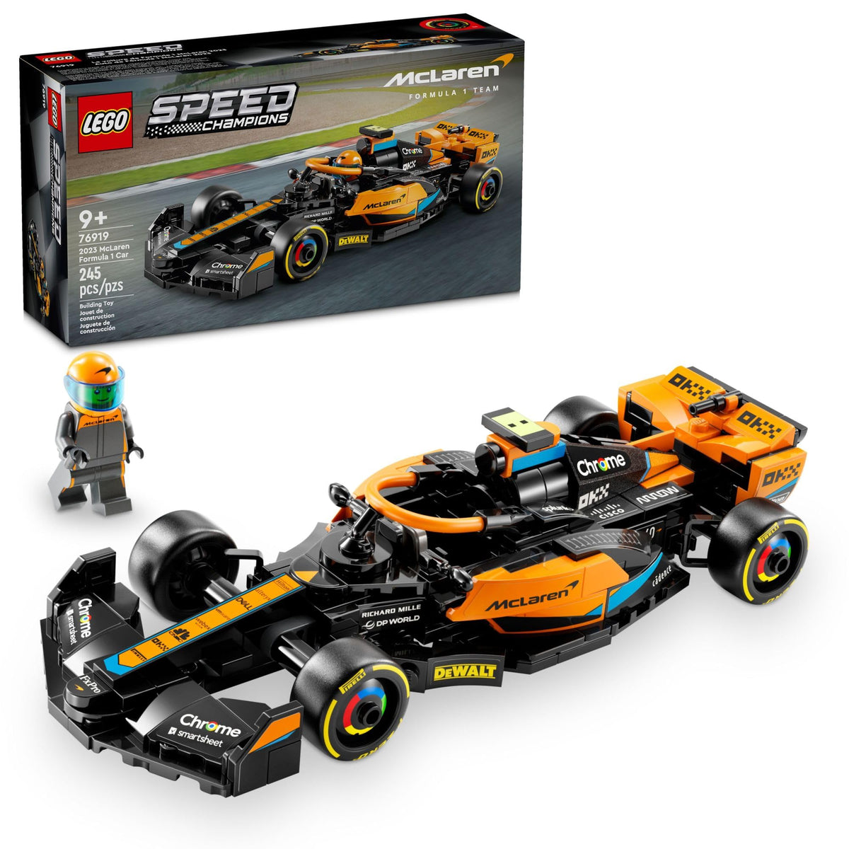 Buildable Formula 1 Race Car Toy Set S729