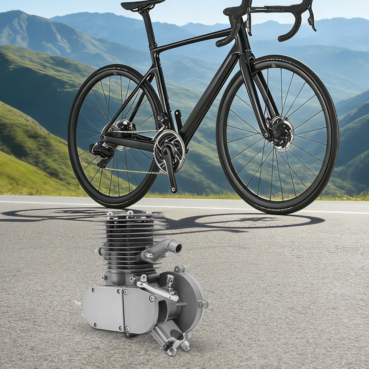 2 Stroke 100CC Bicycle Engine Kit with CDI Ignition J620