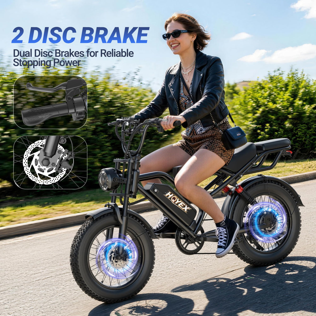 1500W 20" Fat Tire Electric Bike with 48V 20Ah Battery V647