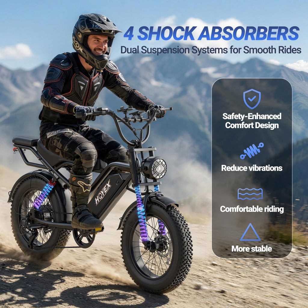 1500W 20" Fat Tire Electric Bike with 48V 20Ah Battery V647