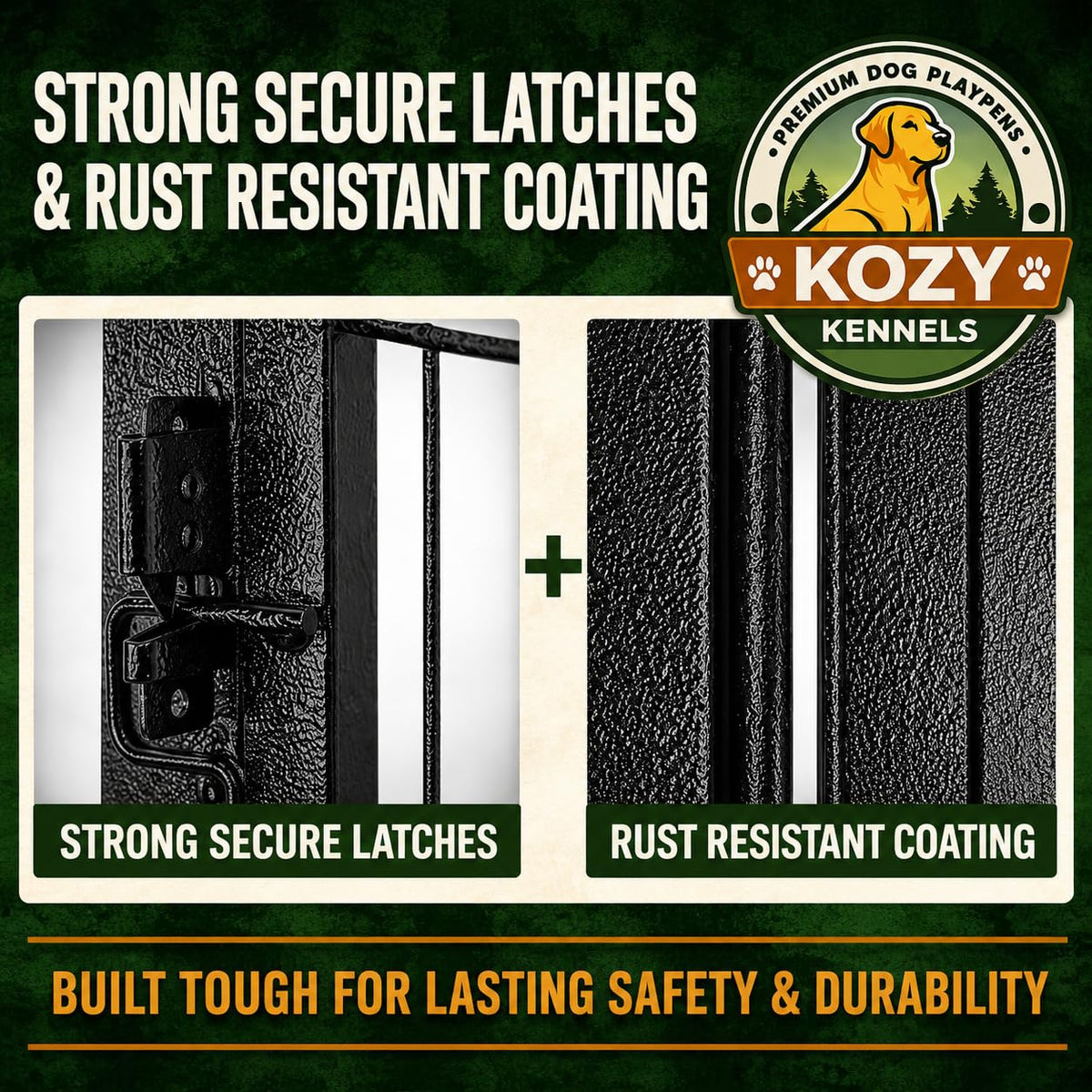 40 inch 16 Panels Heavy Duty Metal Dog Playpen O18651