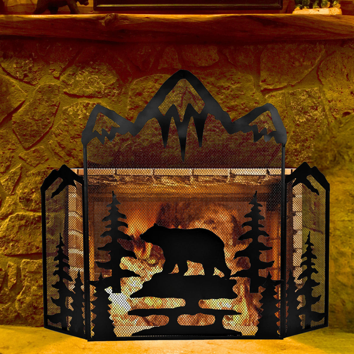 3-Panel Fireplace Screen X782811