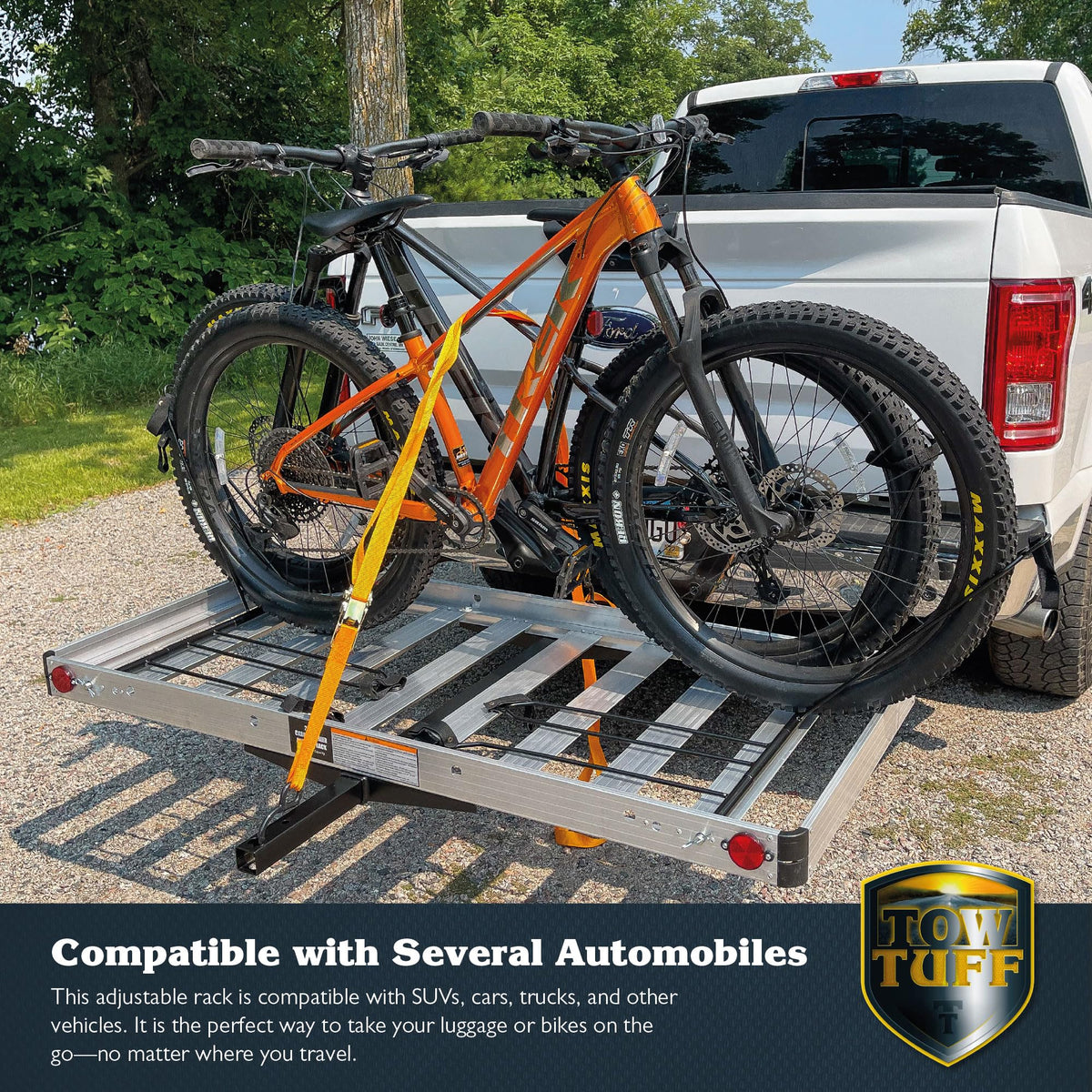 500 lb Aluminum 2-in-1 Hitch Cargo Carrier R353